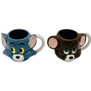 Vintage MGM 1981 Tom and Jerry Mug Set – Rare Collectible